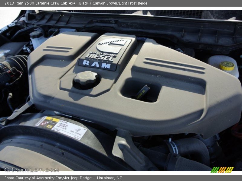  2013 2500 Laramie Crew Cab 4x4 Engine - 6.7 Liter OHV 24-Valve Cummins VGT Turbo-Diesel Inline 6 Cylinder