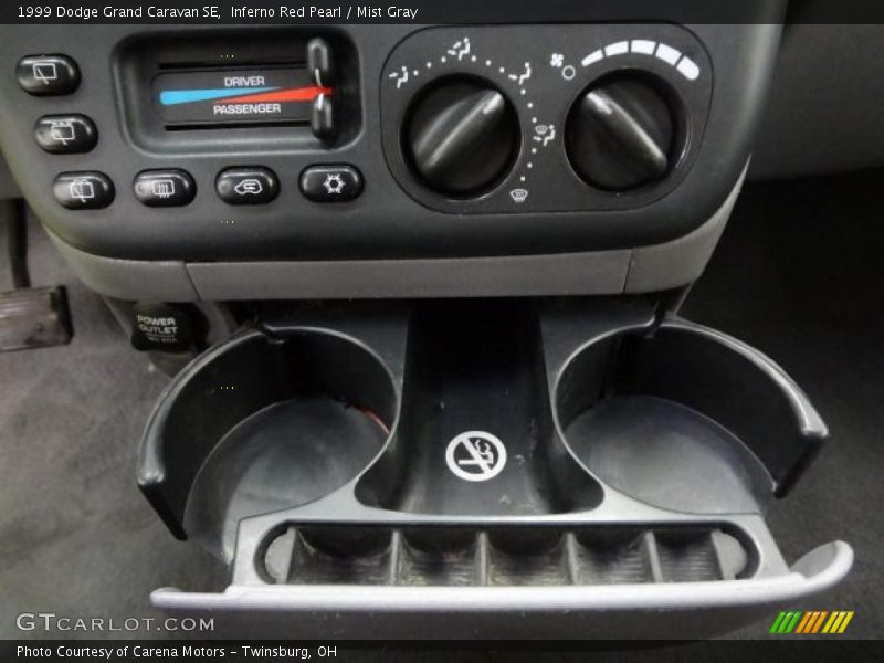 Inferno Red Pearl / Mist Gray 1999 Dodge Grand Caravan SE