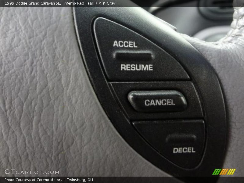 Inferno Red Pearl / Mist Gray 1999 Dodge Grand Caravan SE
