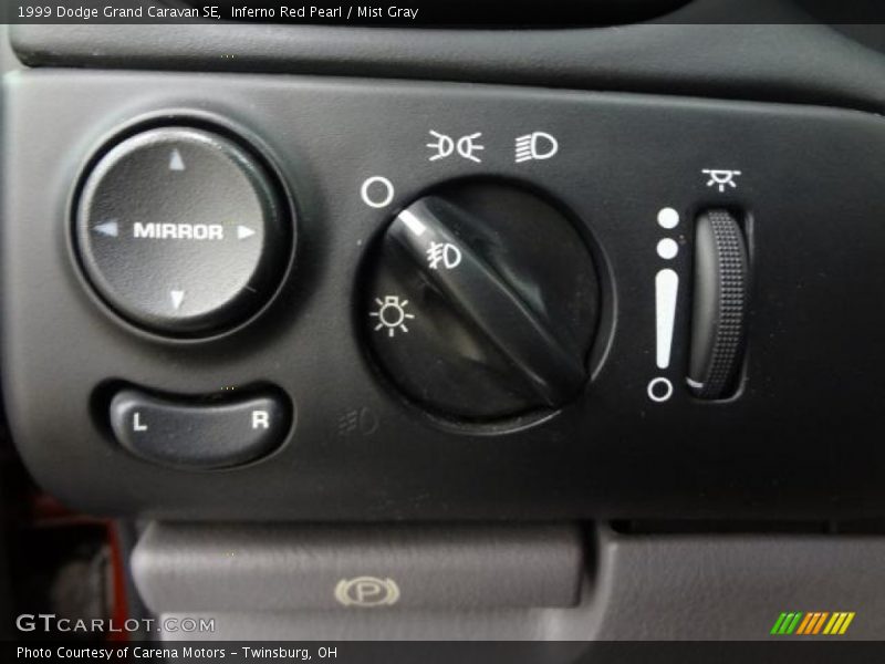 Inferno Red Pearl / Mist Gray 1999 Dodge Grand Caravan SE