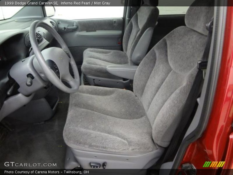 Inferno Red Pearl / Mist Gray 1999 Dodge Grand Caravan SE