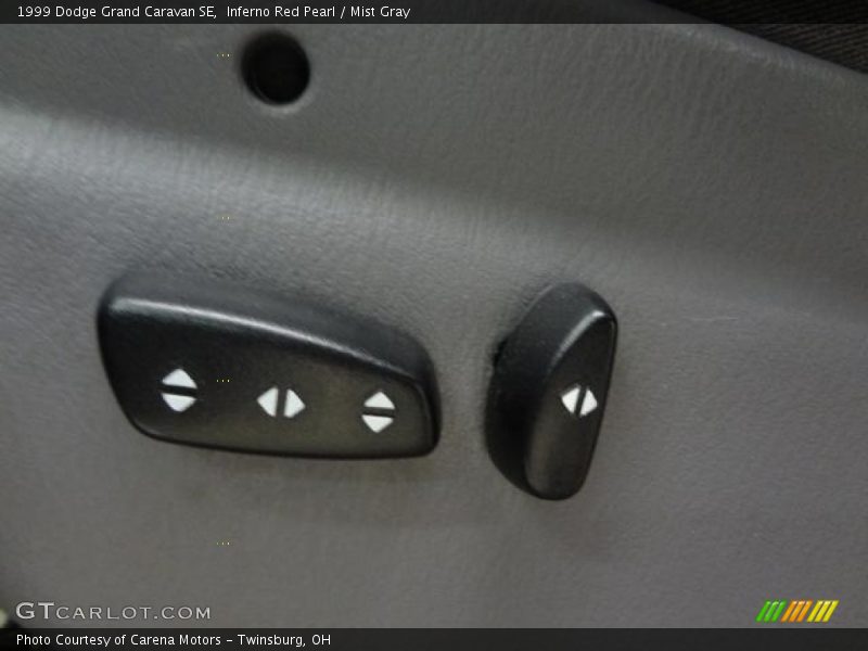 Inferno Red Pearl / Mist Gray 1999 Dodge Grand Caravan SE
