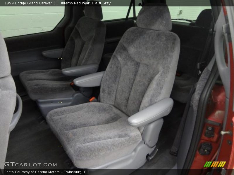 Inferno Red Pearl / Mist Gray 1999 Dodge Grand Caravan SE