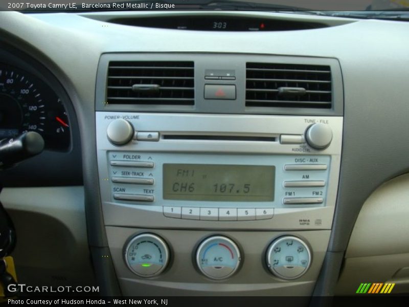 Barcelona Red Metallic / Bisque 2007 Toyota Camry LE