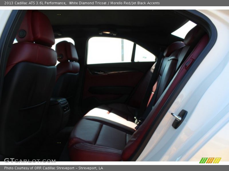 White Diamond Tricoat / Morello Red/Jet Black Accents 2013 Cadillac ATS 3.6L Performance