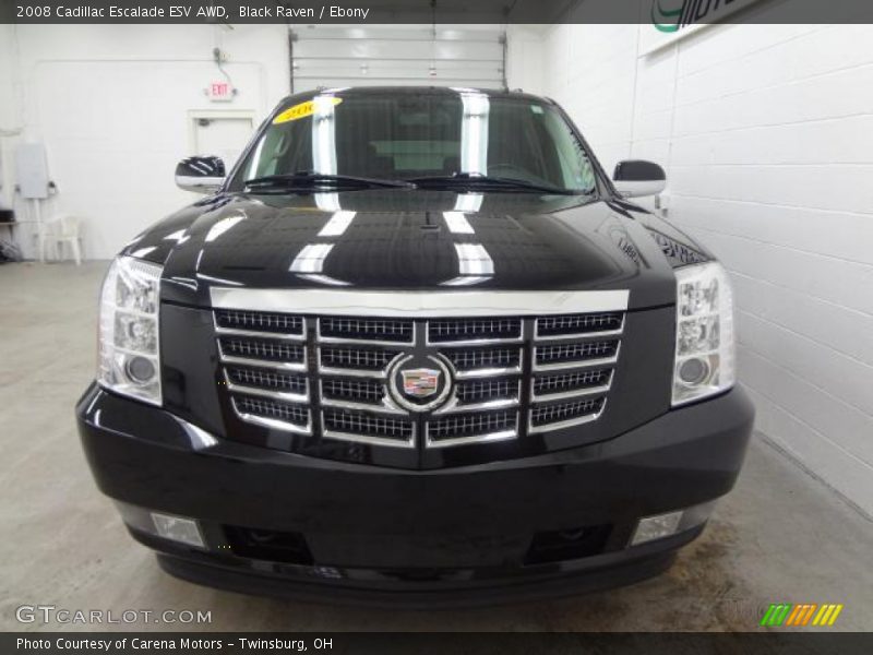 Black Raven / Ebony 2008 Cadillac Escalade ESV AWD