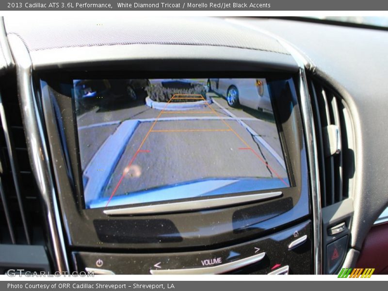 White Diamond Tricoat / Morello Red/Jet Black Accents 2013 Cadillac ATS 3.6L Performance