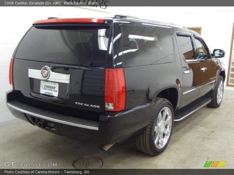 Black Raven / Ebony 2008 Cadillac Escalade ESV AWD