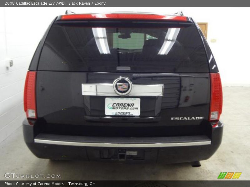 Black Raven / Ebony 2008 Cadillac Escalade ESV AWD