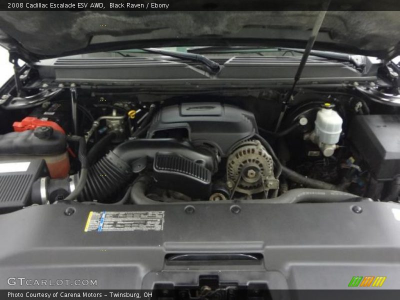 Black Raven / Ebony 2008 Cadillac Escalade ESV AWD