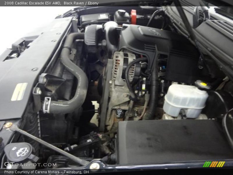 Black Raven / Ebony 2008 Cadillac Escalade ESV AWD
