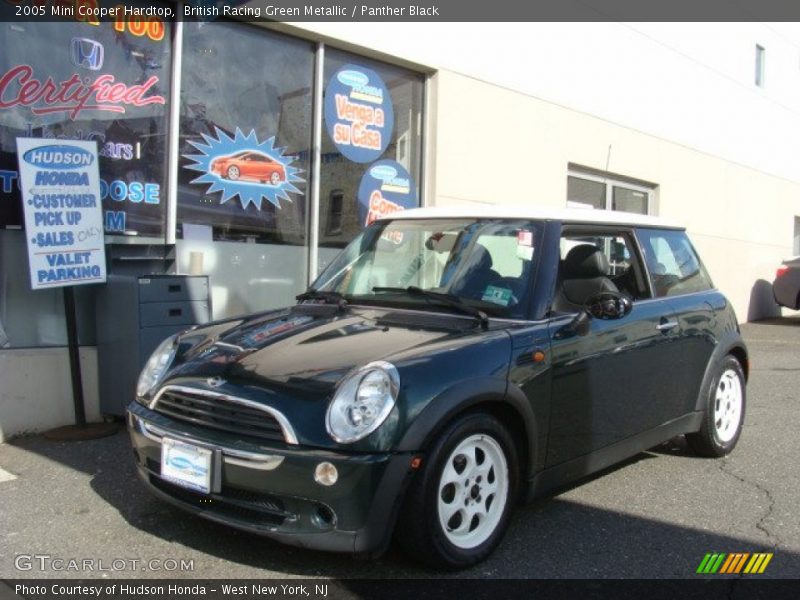 British Racing Green Metallic / Panther Black 2005 Mini Cooper Hardtop