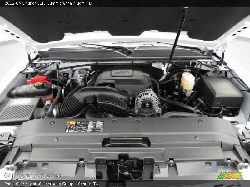 Summit White / Light Tan 2013 GMC Yukon SLT