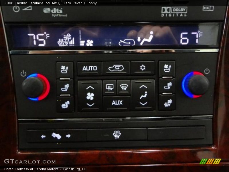 Black Raven / Ebony 2008 Cadillac Escalade ESV AWD