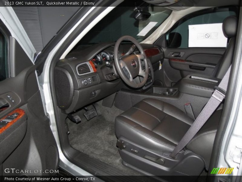 Ebony Interior - 2013 Yukon SLT 