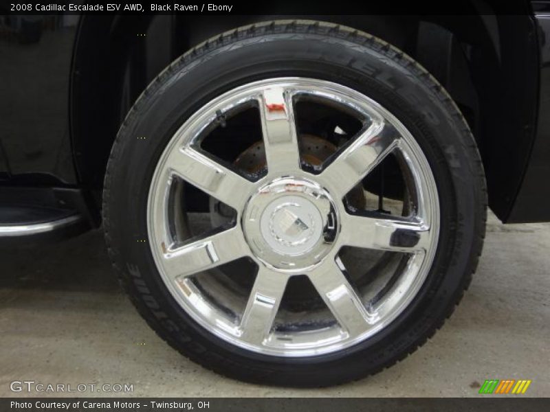 Black Raven / Ebony 2008 Cadillac Escalade ESV AWD