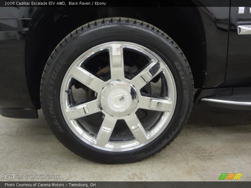 Black Raven / Ebony 2008 Cadillac Escalade ESV AWD