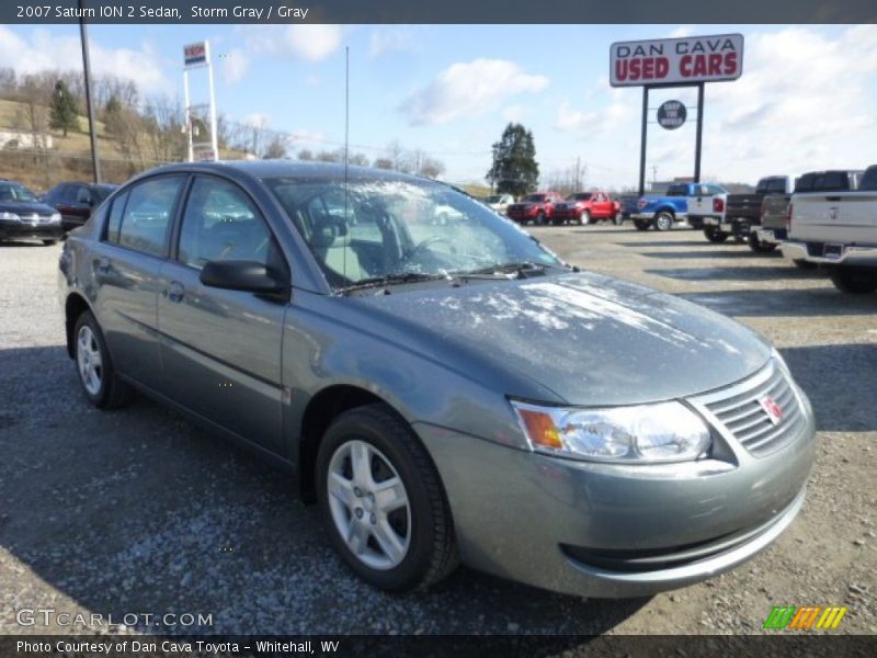 Storm Gray / Gray 2007 Saturn ION 2 Sedan