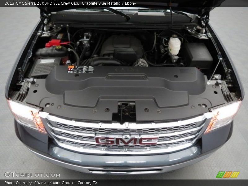 Graphite Blue Metallic / Ebony 2013 GMC Sierra 2500HD SLE Crew Cab