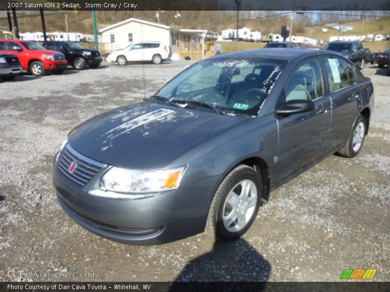 Storm Gray / Gray 2007 Saturn ION 2 Sedan