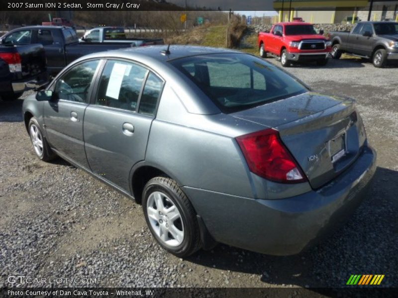 Storm Gray / Gray 2007 Saturn ION 2 Sedan