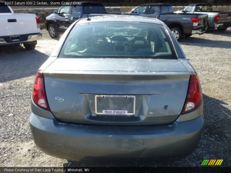 Storm Gray / Gray 2007 Saturn ION 2 Sedan