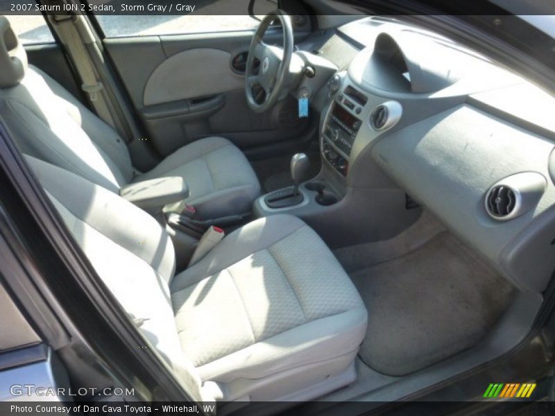 Storm Gray / Gray 2007 Saturn ION 2 Sedan