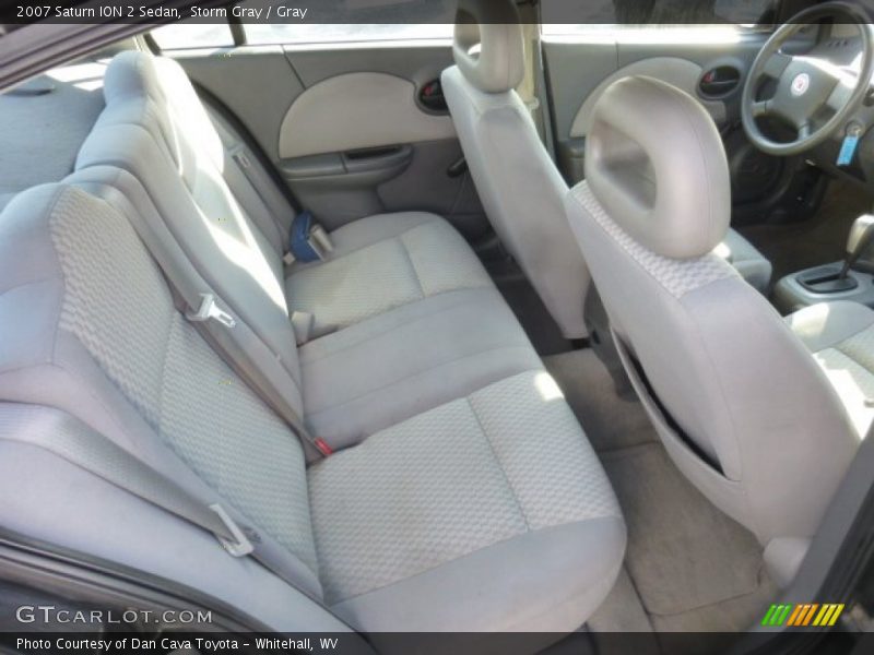 Storm Gray / Gray 2007 Saturn ION 2 Sedan