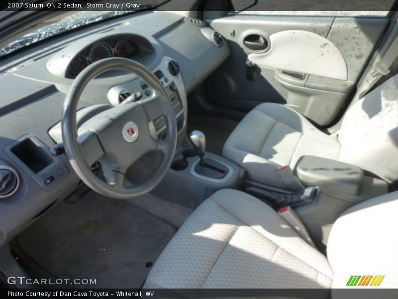 Storm Gray / Gray 2007 Saturn ION 2 Sedan