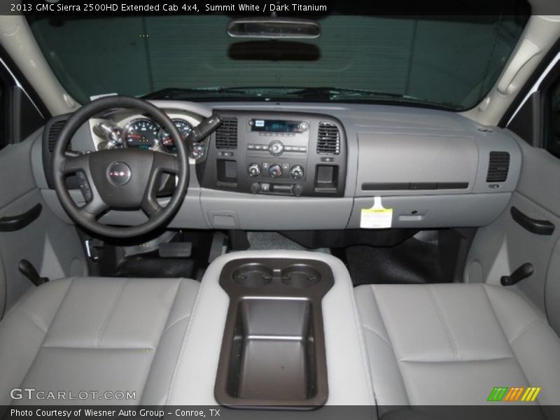 Summit White / Dark Titanium 2013 GMC Sierra 2500HD Extended Cab 4x4
