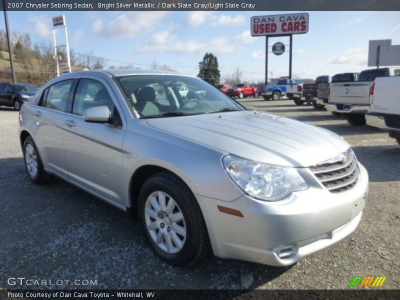 Bright Silver Metallic / Dark Slate Gray/Light Slate Gray 2007 Chrysler Sebring Sedan