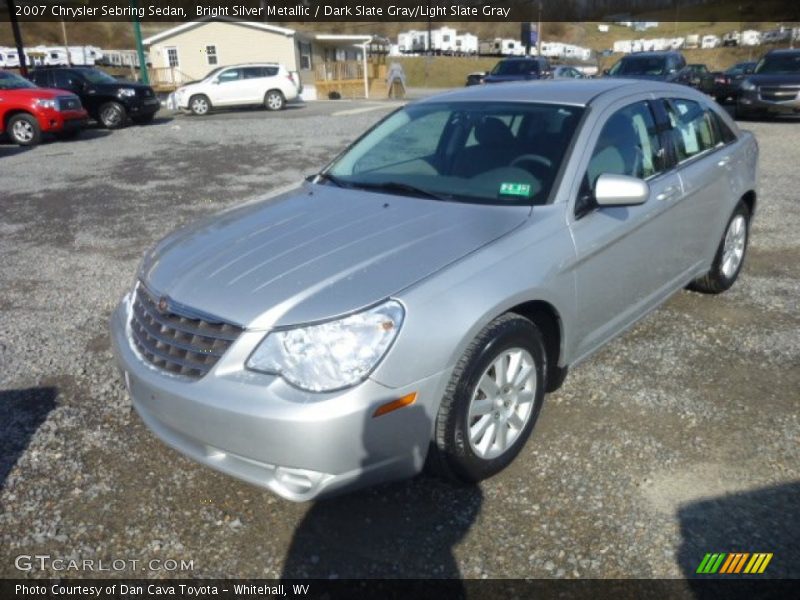 Bright Silver Metallic / Dark Slate Gray/Light Slate Gray 2007 Chrysler Sebring Sedan