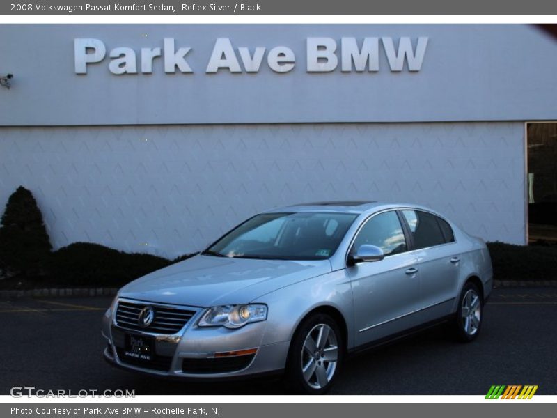 Reflex Silver / Black 2008 Volkswagen Passat Komfort Sedan