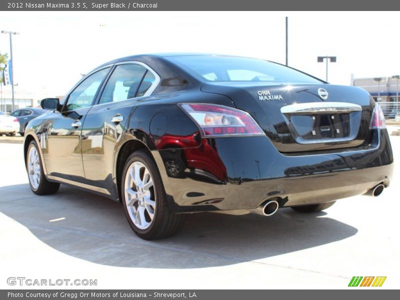 Super Black / Charcoal 2012 Nissan Maxima 3.5 S