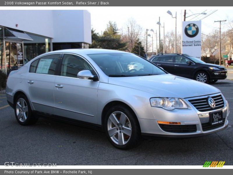 Reflex Silver / Black 2008 Volkswagen Passat Komfort Sedan