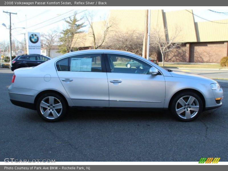 Reflex Silver / Black 2008 Volkswagen Passat Komfort Sedan