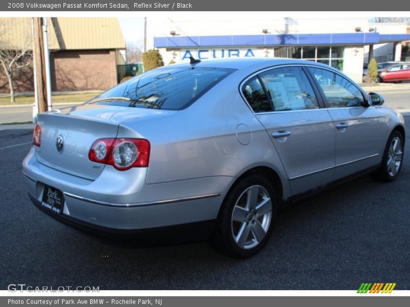 Reflex Silver / Black 2008 Volkswagen Passat Komfort Sedan