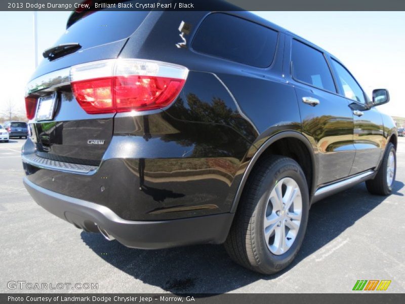 Brilliant Black Crystal Pearl / Black 2013 Dodge Durango Crew