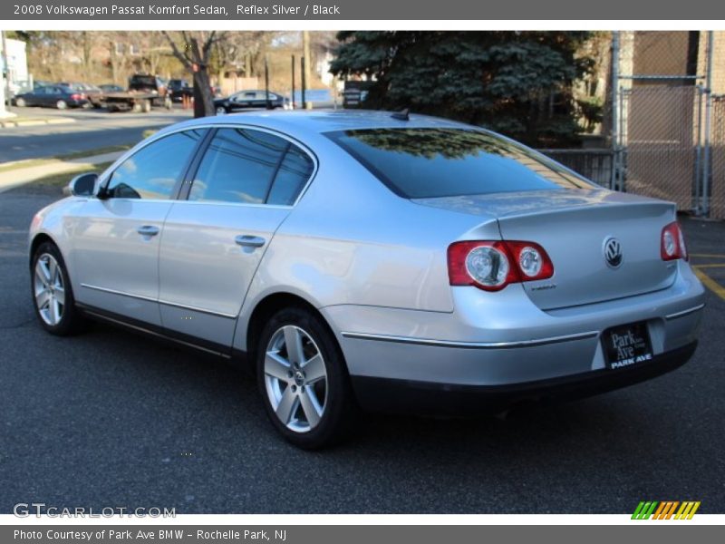 Reflex Silver / Black 2008 Volkswagen Passat Komfort Sedan