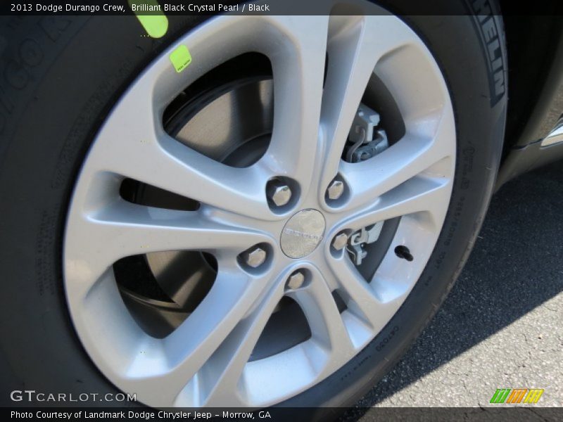 Brilliant Black Crystal Pearl / Black 2013 Dodge Durango Crew