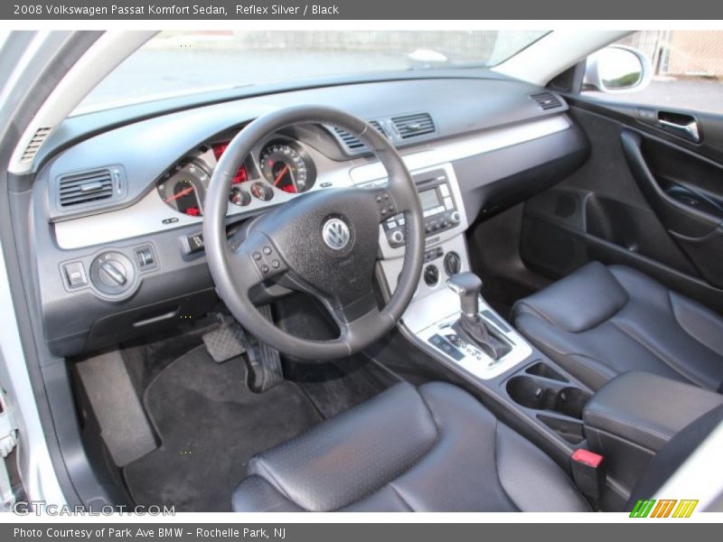 Reflex Silver / Black 2008 Volkswagen Passat Komfort Sedan