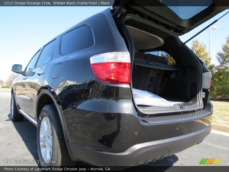 Brilliant Black Crystal Pearl / Black 2013 Dodge Durango Crew