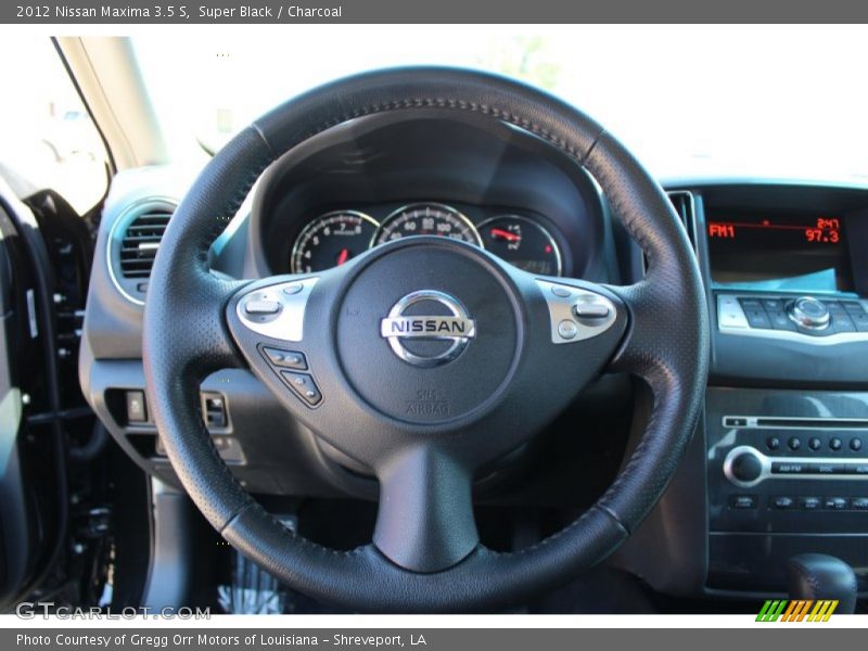 Super Black / Charcoal 2012 Nissan Maxima 3.5 S