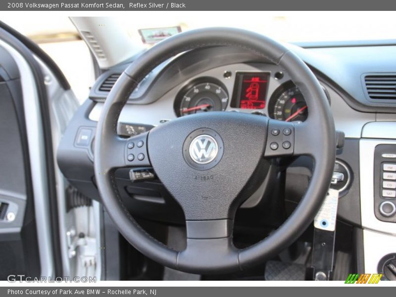 Reflex Silver / Black 2008 Volkswagen Passat Komfort Sedan