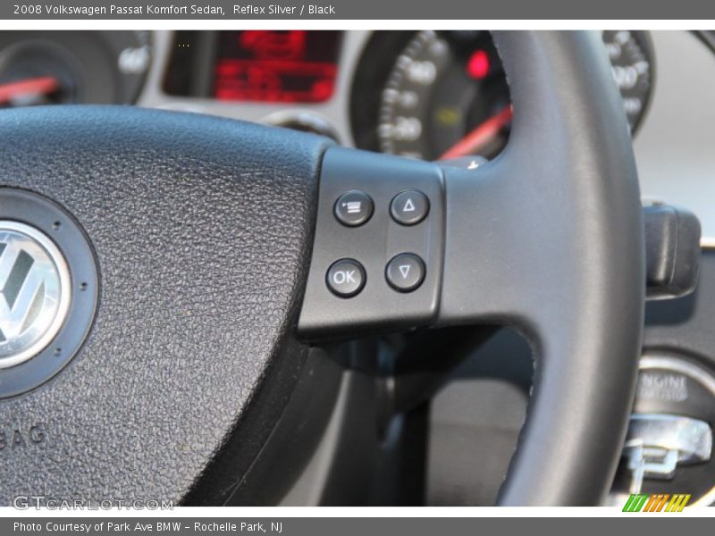 Reflex Silver / Black 2008 Volkswagen Passat Komfort Sedan