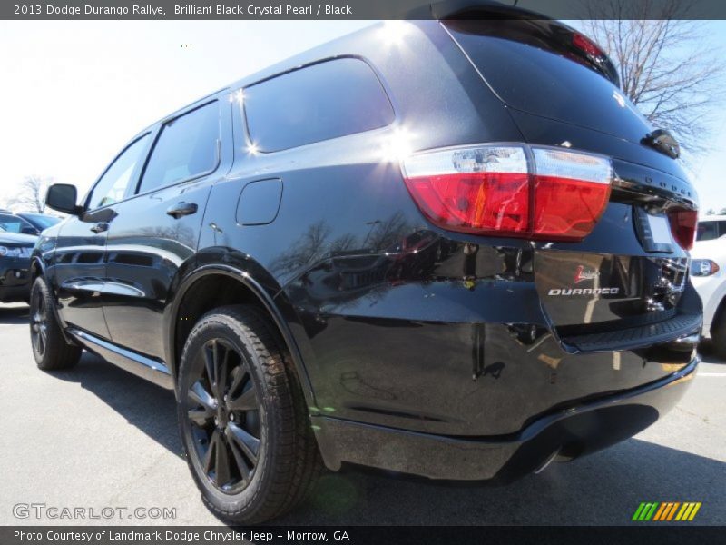 Brilliant Black Crystal Pearl / Black 2013 Dodge Durango Rallye