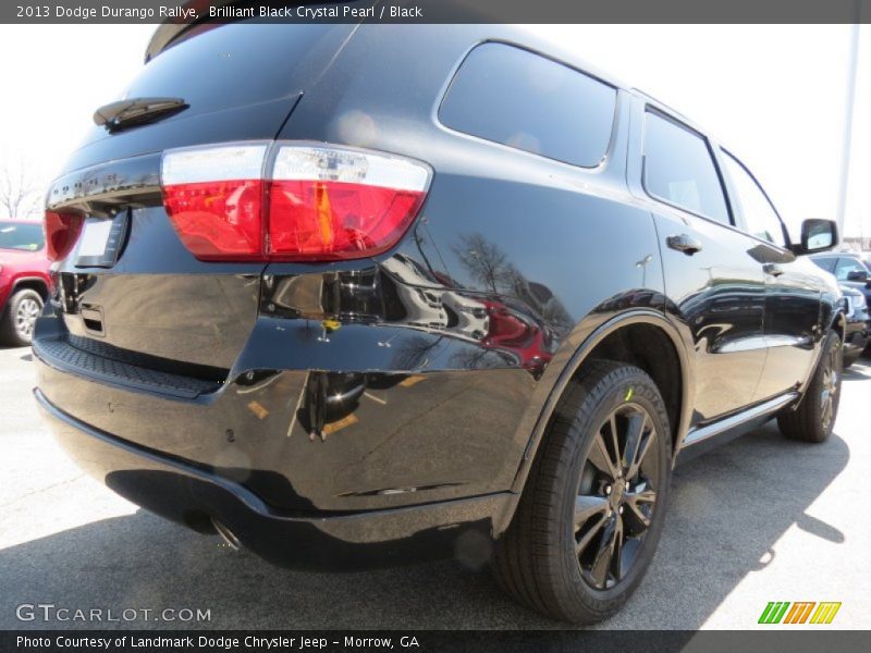 Brilliant Black Crystal Pearl / Black 2013 Dodge Durango Rallye