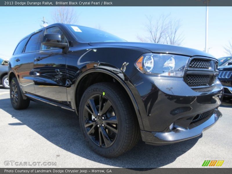 Brilliant Black Crystal Pearl / Black 2013 Dodge Durango Rallye