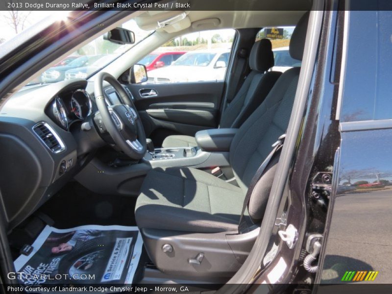 Brilliant Black Crystal Pearl / Black 2013 Dodge Durango Rallye