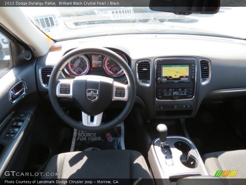 Brilliant Black Crystal Pearl / Black 2013 Dodge Durango Rallye